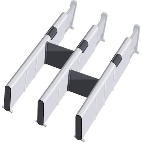 Big deal Adjustable Drawer Dividers Organizers - Expandable Drawer Organization Separators for Kitchen, Dresser, Bedroom,3-Pack