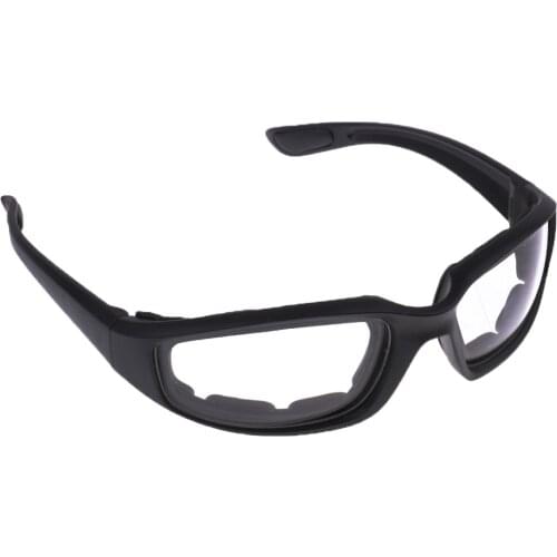 1 Pcs Motorcycle Windproof Dustproof Riding Glasses Padded Comfortable 3 Inch UV400 Polycarbonate Lenses Motorbike Goggles