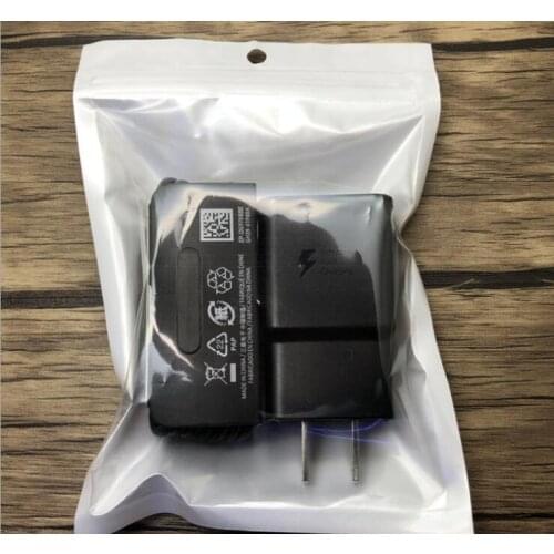 50Set Original Fast charger 3.0 Quick charge 9V 1.67A 5V2A Travel Charging adapter S amsung S10 S9 S8 with Cable With OPP bag