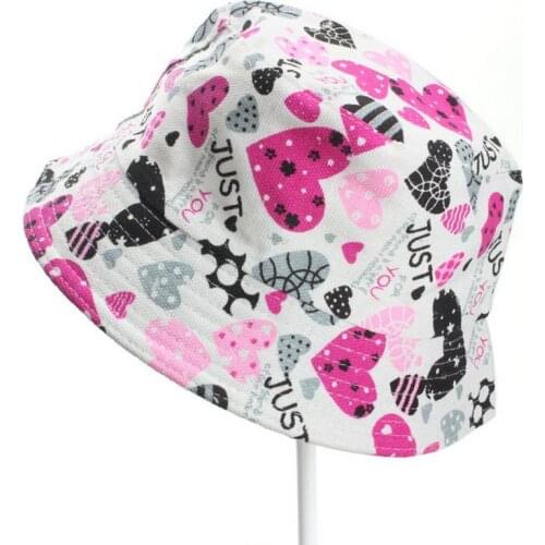 100pcs 46 colors 36 styles Toddler Boys Girls Floral Pattern Bucket Hats Sun Helmet Cap For 1-4 Years