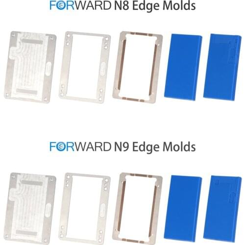 FORWARD 4PCS Edge Precision Mold for Samsung S9+ S10 Note8 Easier Edge Screen OCA Lamination and Repair
