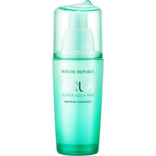 NATURE REPUBLIC Super Aqua Max Fresh Watery Essence 42ml Hyaluronic Acids Face Serum Moisturizing Whitening Essence Anti-aging