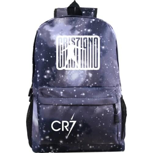 Cristiano Ronaldo Backpacks Students Boys Girls School Gift New Bags teens Travel Rucksack Laptop Bags for Men Women Mochila