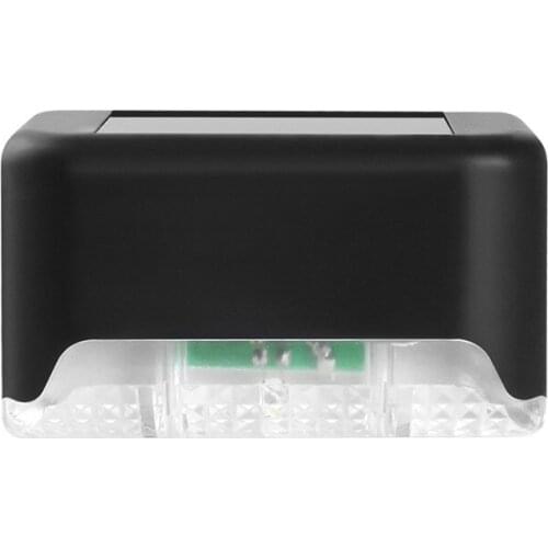 Solar Light 1led Wall Lamp Outdoor Garden Wall Lamp Fence Light Waterproof Landscape Courtyard Solar Step Light Solar Lights