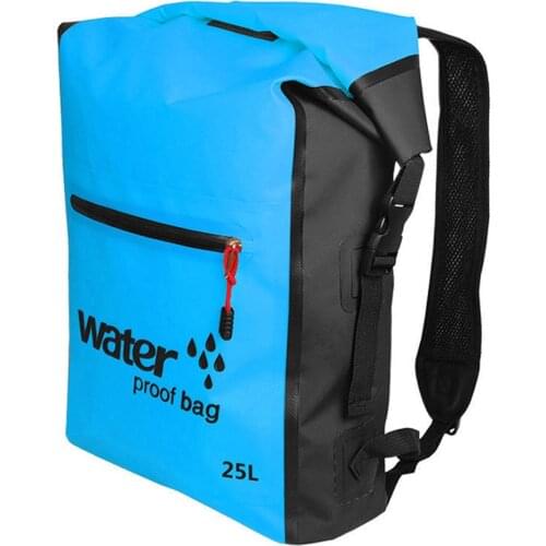 25L Outdoor Waterproof Swimming Bag Backpack Bucket Dry Sack Storage Bag Rafting Canoeing Sports Kayaking River Waterproof Bag
