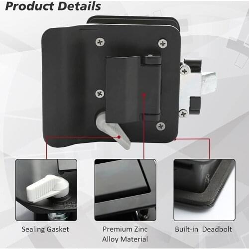 2021 Caravan RV Travel Trailer Entry Door Lock Camper Door Latch Handle With Keys RV Door Lock Replacement For RV/Camper/Trailer