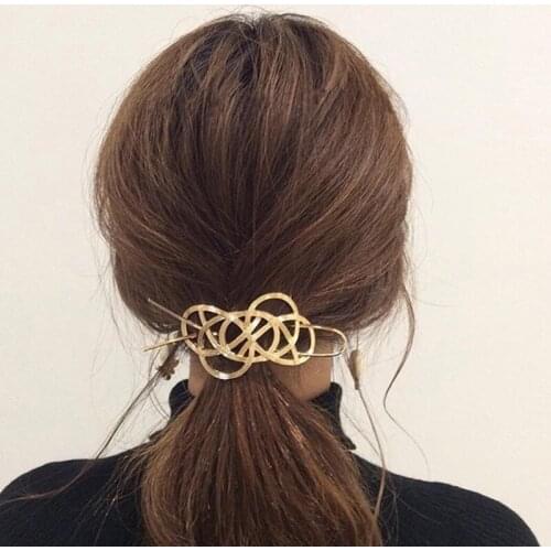 Women Barrettes Metal Hair Claws Hair Accessories Hairclips Hairpins Ladies Hairgrip Headwear Girls Ornaments Crab Bands
