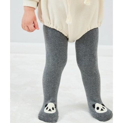 Toddler Boys Winter Cotton Pantyhose Children Kids Girls Thermal Terry Thick Pants Newborn Infant Baby Warm Animal Print Tights