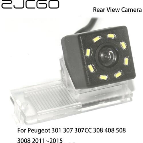 ZJCGO HD CCD Car Rear View Reverse Back Up Parking Waterproof Camera For Peugeot 301 307 307CC 308 408 508 3008 2011~2015