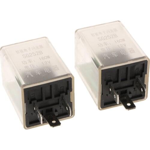1 Pair 3Pin Car Electronic Turn Signal Blink Light Indicator Flasher Relays