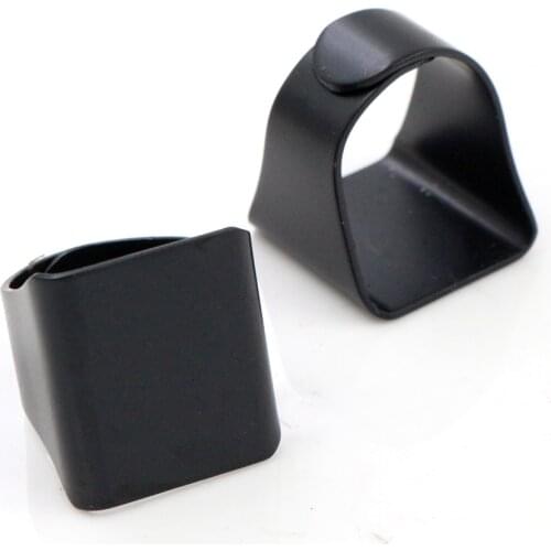 20mm 5pcs Black Brass Square Adjustable Ring Settings Blank/Base,Fit 20mm Glass Cabochons,Buttons;Ring Bezels -K5-25