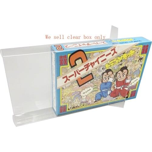 20PCS Clear transparent box for FC Game Storage Protection Box Japanese Edition Genuine Game Card Display Collection Box