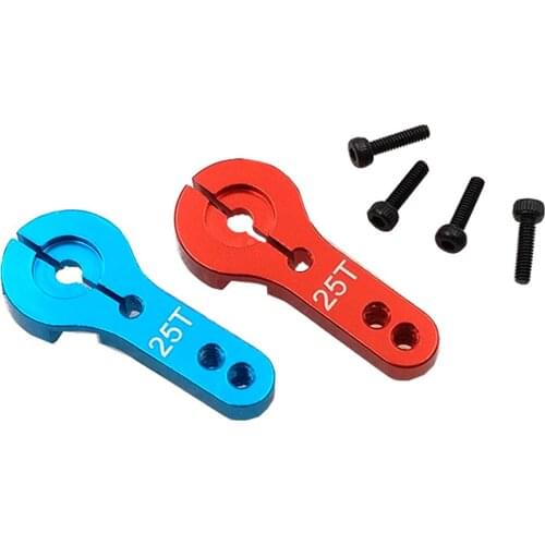 50PCS 25T Standard Straight Rocker For MG995 MG946R MG996R MG945 S3003 Servo Metal Rocker Servo Arm Horn Rocker