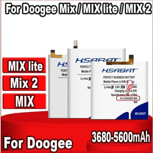 HSABAT 3680~5400mAh BAT17654060 Battery for Doogee Mix 2 / MIX lite / MIX