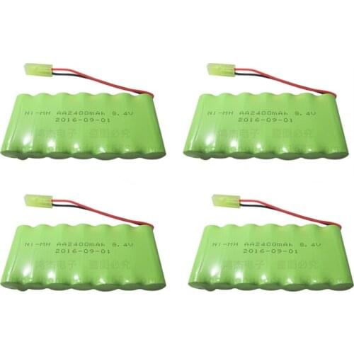 Ni-Mh 8.4V AA rechargeable battery pack 2400mah AA cell for RC Car helicopter toys led light cordless phone TG plug