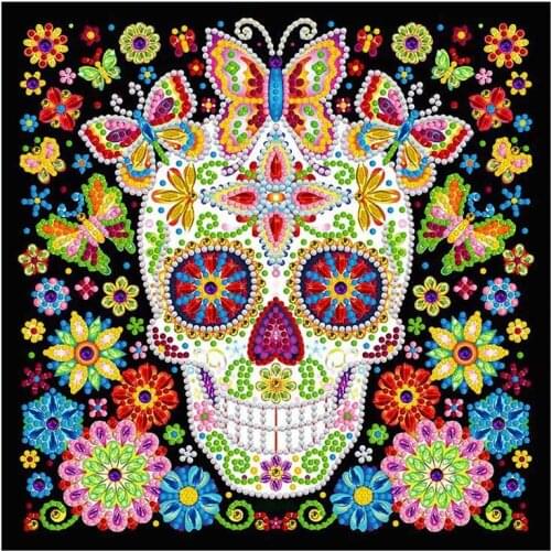 Full Square Round Dril DIY Diamond Painting Luminous Pirate Thief Skull Diamond Embroidery Cross Stitch Mosaic Decoration Gift