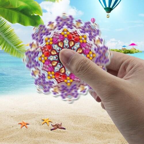 Huacan Diamond Painting Puzzle Game Spinning Top Special Shaped Drill Embroidery Kit Cross Stitch Handmade Gift