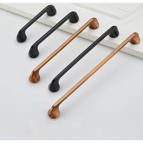 3.75" 5" 7.55" Black Cabinet Pulls Door Handles Antique Brass Dresser Handle Drawer Knobs Pulls Cupboard Handle Kitchen Hardware