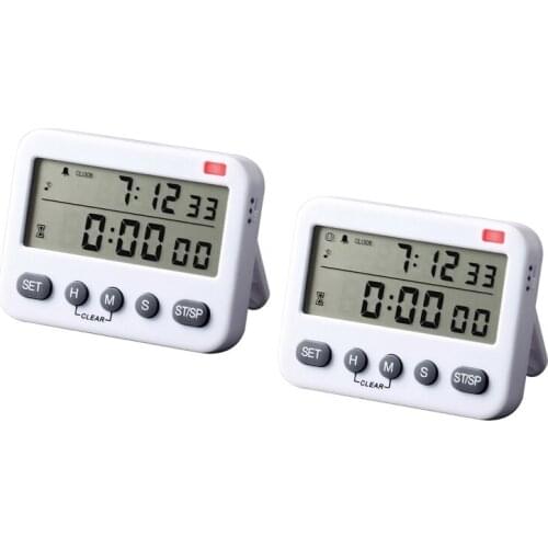 YS-218 Digital Timer 100 Hour Count Down and Up Kitchen Timer LCD Display