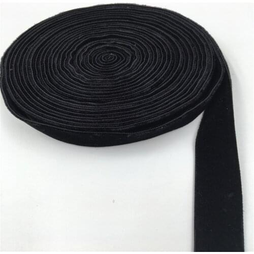 19mm Double Face Nylon Black Velvet Ribbon Wedding Party Decoration Handmade Gift Wrapping Hair Bowknot DIY Christmas 1/3/5Yard