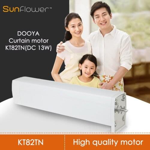 Dooya Sunflower motor KT82TN built AC 100-240V transformer dropship automatic electric curtain motors for smart home