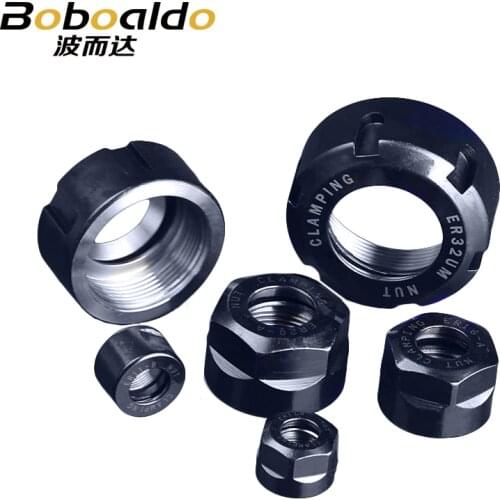 1PCS ER11 ER16 ER20 ER25 ER32 CNC Router Engraving 1Pcs ER20 Nuts ER High Precision Machine Nut ER Collet Accessory Sparepart