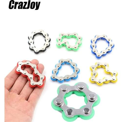Bike Chain Toy Anxiety Relief Roller Novelty Antistress Sensory Kids Toys Stress Reliever Decompression Fidgeting Child Toy Gift