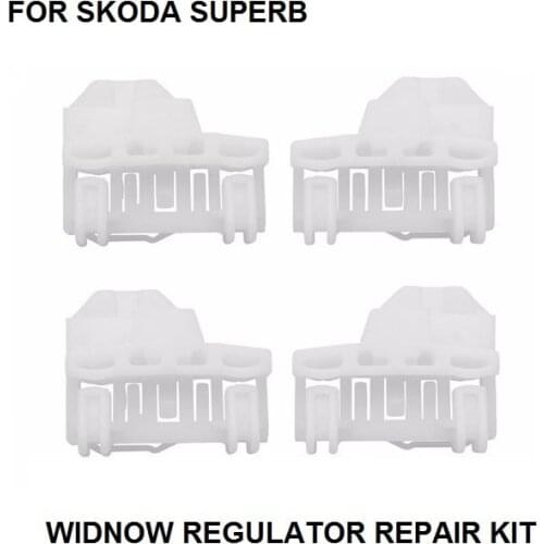 CAR WINDOW REPAIR CLIP KIT FOR SKODA SUPERB WINDOW REGULATOR REPAIR KIT FRONT LEFT /RIGHT 2001-2009
