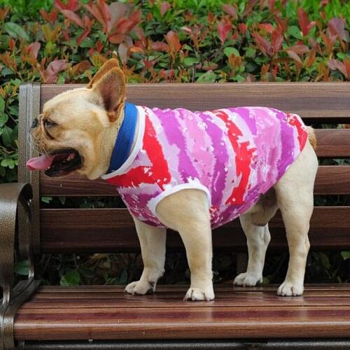Summer Pets t-shirt Puppy Dog Clothes Pet Cat Vest Cotton T Shirt Pug Apparel Costumes Dog Clothes for Small Dogs Clothing B1060