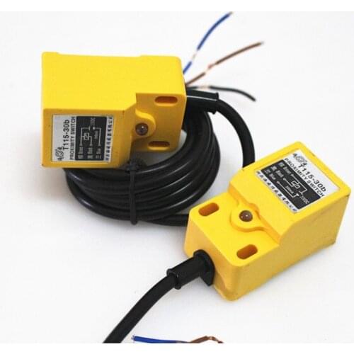 New T115-30B A sea level proximity sensor switch square inductor three-wire NPN normally open and close