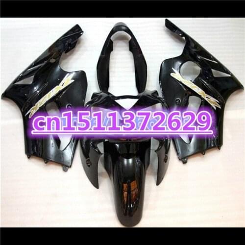 ZX-12R 02 03 04 05 06 For KAWASAKI ZX12R 2002 2003 2004 NINJA ZX-12R 02-06 all black Fairing set ZX12R 02-04 body work-Dor D
