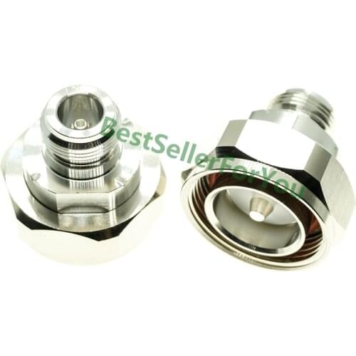 7/16 DIN Plug Male to N Type Female Jack RF Connector Straight Adapter