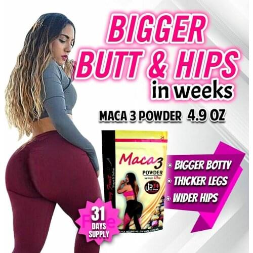 4.9 Oz Maca3 Powder Natural weight gain fullness curve buttocks & Hips bust