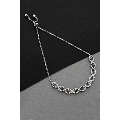 Argentum Concept-Zircon Silver With Lift Bracelet-B076901