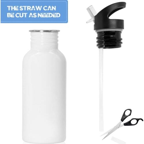 Sport Water Bottle Straw Lid Portable Replacement Lid Cap Cleaning Brush Straws Gym Sports Cycling Kids School Gifts