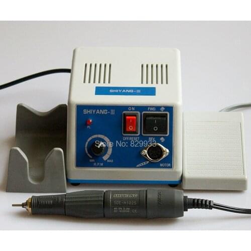Dental Lab, Jewelry, Industry, Nail File, Pedicure N3 SHIYANG Marathon Micro Motor + 35K RPM Polish Handpiece Polisher