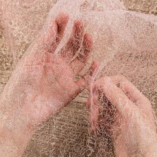 Fine Lace Fabric Sewing Supplies Ribbon Lace Trim Dress Wedding Dress Veil DIY Garment Background Cloth Doll Model Decoration