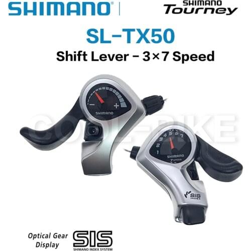 Shimano Tourney SIS SL TX50 Bicycle Shift Lever 3*6s 3*7s 3v Left 6v Right 7v 18 21 Speed pair SL TX50 shifters gear cable