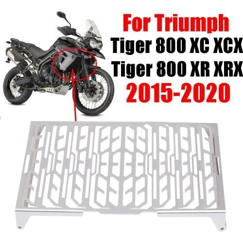 For Triumph Tiger 800 XC XCX XR XRX 2015 2016 2017 2018 2019 2020 Motorcycle Radiator Grille Guard Grill Cover Cooler Protector