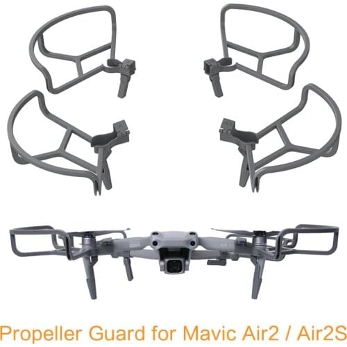 FOR DJI Air 2S Propeller Protector Landing Gear Mavic Air 2 Protection Cage Heightening Landing Gears Multifunction Accessories