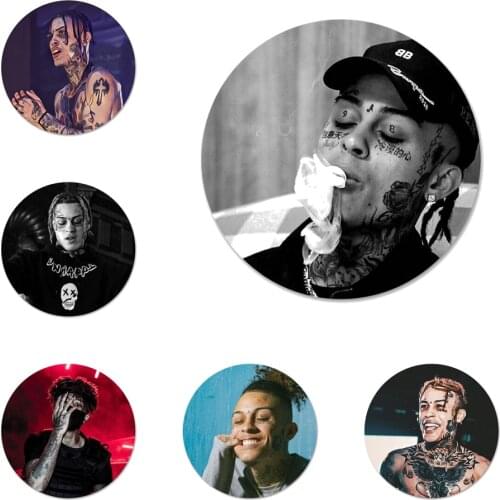 Lil Skies Icons Pins Badge Decoration Brooches Metal Badges For Clothes Backpack Decoration 58mm