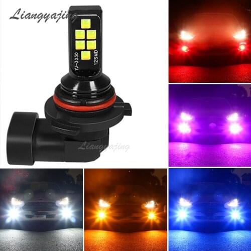 2pcs 9005 HB3 9006 HB4 LED Bulbs Car Fog Lights Driving Light Parking 12v 3030 Chips Auto 6000K Running Lights