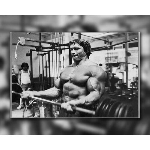 36 Custom Poster Silk Home Deco ARNOLD SCHWARZENEGGER Bodybuilding Motivational Gigantic Strong Wall Art Christmas Gift
