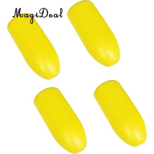 4Pcs Premium Yellow PVC Foam Kayak Canoe Outrigger Stabilizer Water Float Buoy for Boat Fishing Standing Beginners