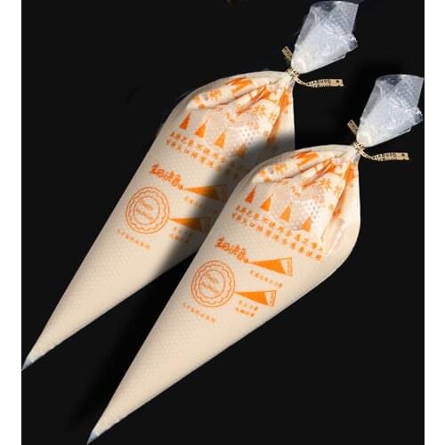 10pcs/20pcs/30pcs Disposable Pastry Bag Large Size Confectionery Bags Ckae Cream Fondant Decorate Cook Baking Piping Bag Tool