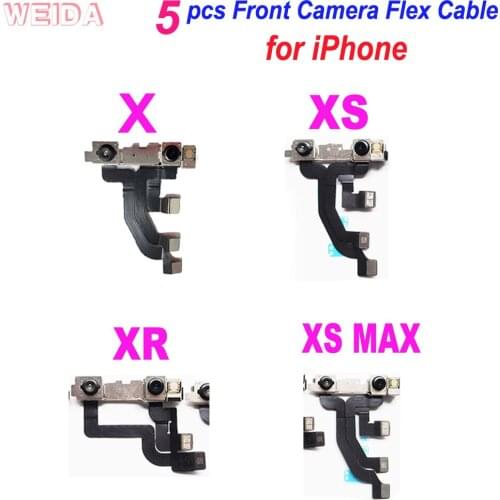 5Plus Front Camera Flex Cable for iPhone X XS XR XS MAX 11 Pro Max 7 Plus 8 Plus X SE Front Facing Camera Light Promixity Sensor