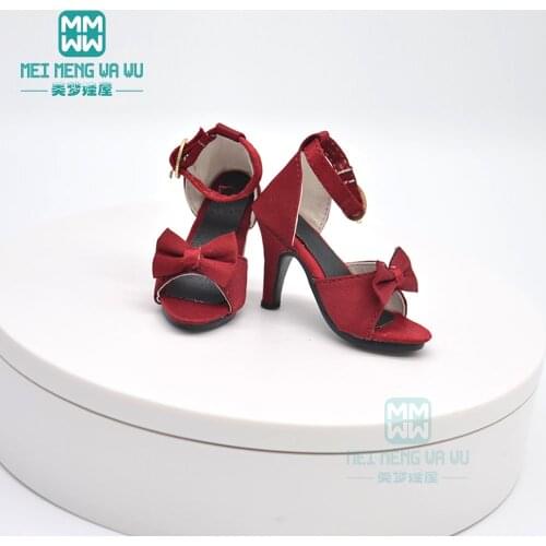 BJD accessories doll shoes fits 58--62cm 1/3 SD13 SD10 BJD doll fashion bow-knot sandals