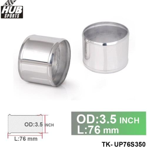 3.5" OD X 3" Aluminum INTAKE/TURBO INTERCOOLER PIPING EXTENSOR/JOINER PIPE For TOYOTA CELICA T230 00-05 HU-UP76S350