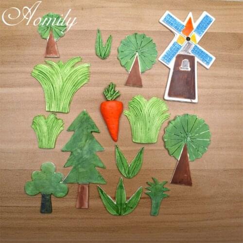 Aomily Tree Windmill Silicone Mold Fondant Chocolate Mold Cake Decorating Tools Moldes D Silicona Para Fondant Kitchen Baking