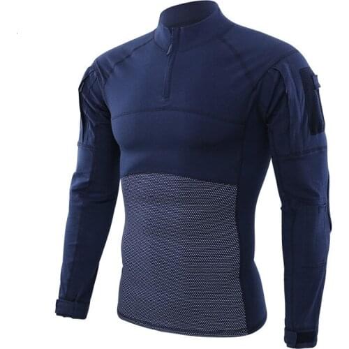 ESDY Men hiking clothes Long sleeve t shirt Quick Dry Anti-microbial Stretch Breathable Thermo for Hiking Camping Male Clothing